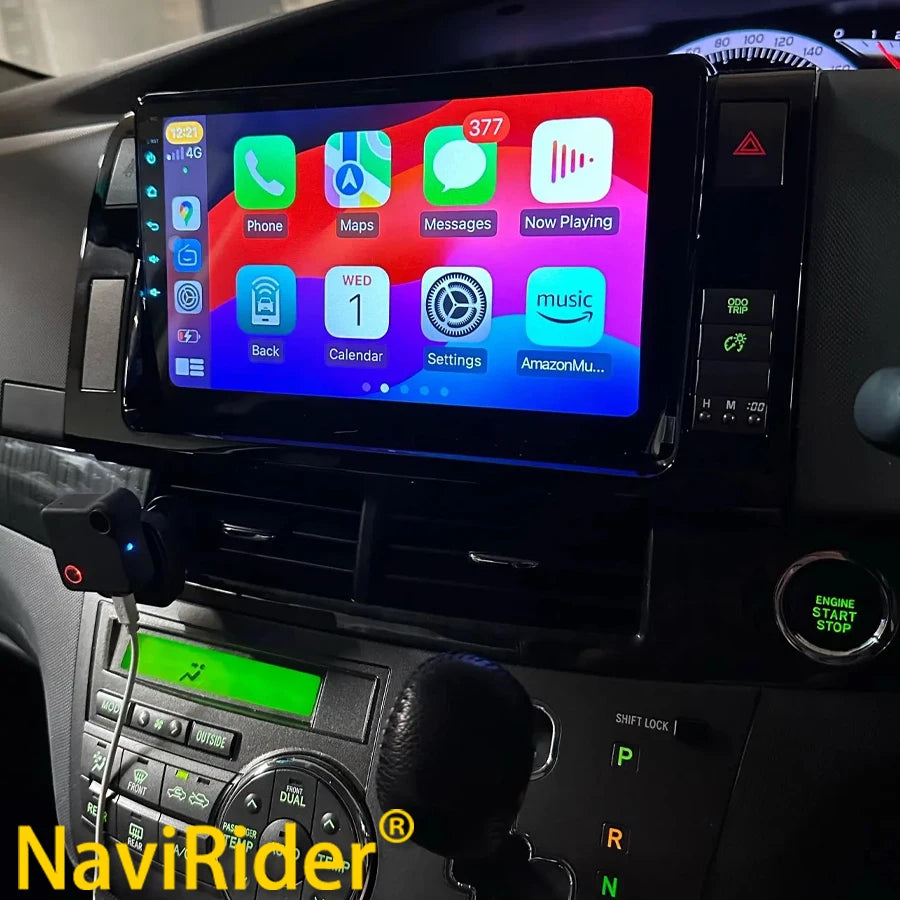 9inch Android 14 Screen For Toyota Previa XR50 3 Estima 2006-2019 Stereo Car Radio Multime