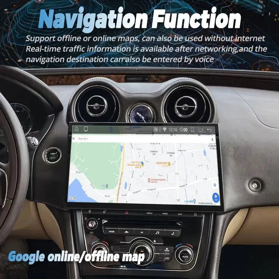 Android15 Car Radio For Jaguar XJ 2010-2019 13inch Screen Multimedia Video Player WIFI Wir | AUTOKITSHOP