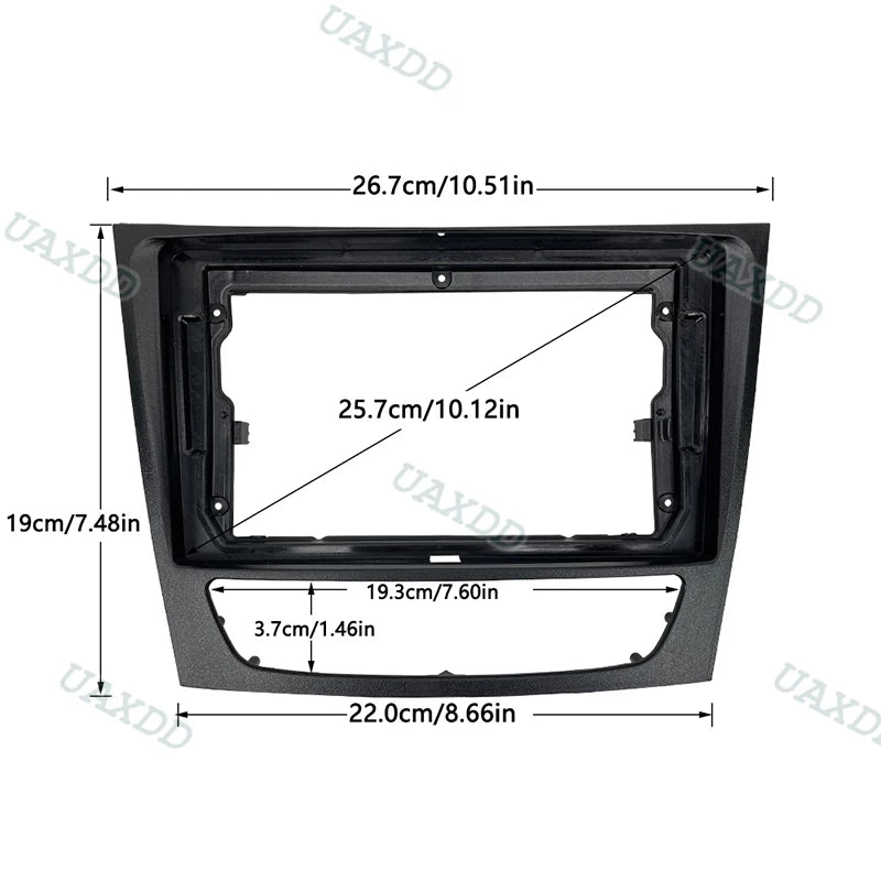 For 1999-2007 BENZ E-Class W211 9INCH 2 Din Car radio Android frame panel Center fascia ca