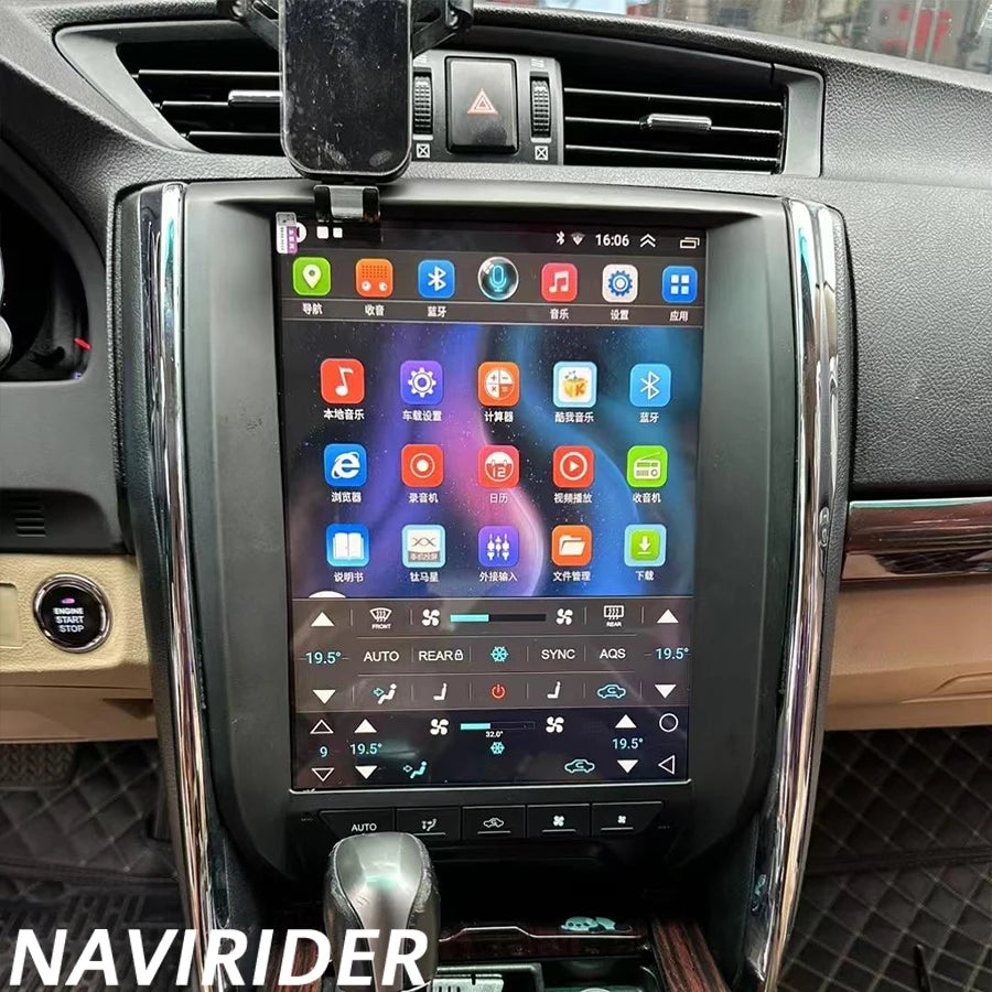 12.1inch Android Screen For Toyota Reiz Mark X 2012-2025 Stereo Car Radio Multimedia Video
