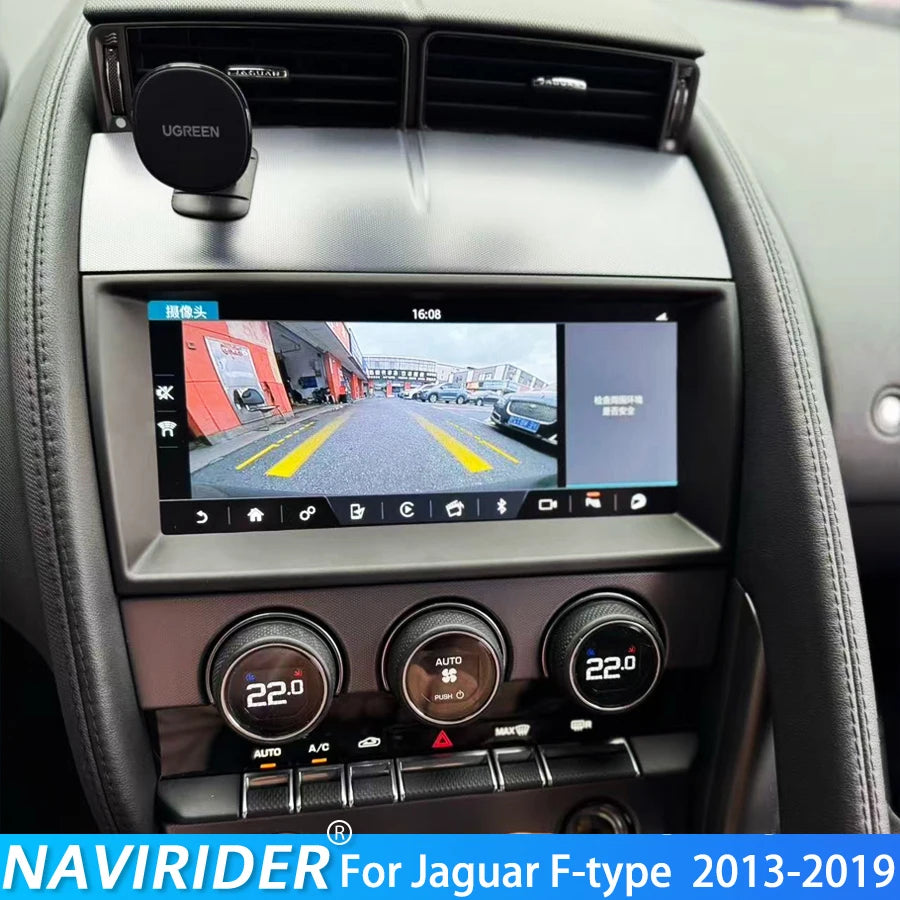 10.25inch RDS Car Radio HU QLED Navirider ScreenFor Jaguar F-type 2013-2019 GPS Navigation