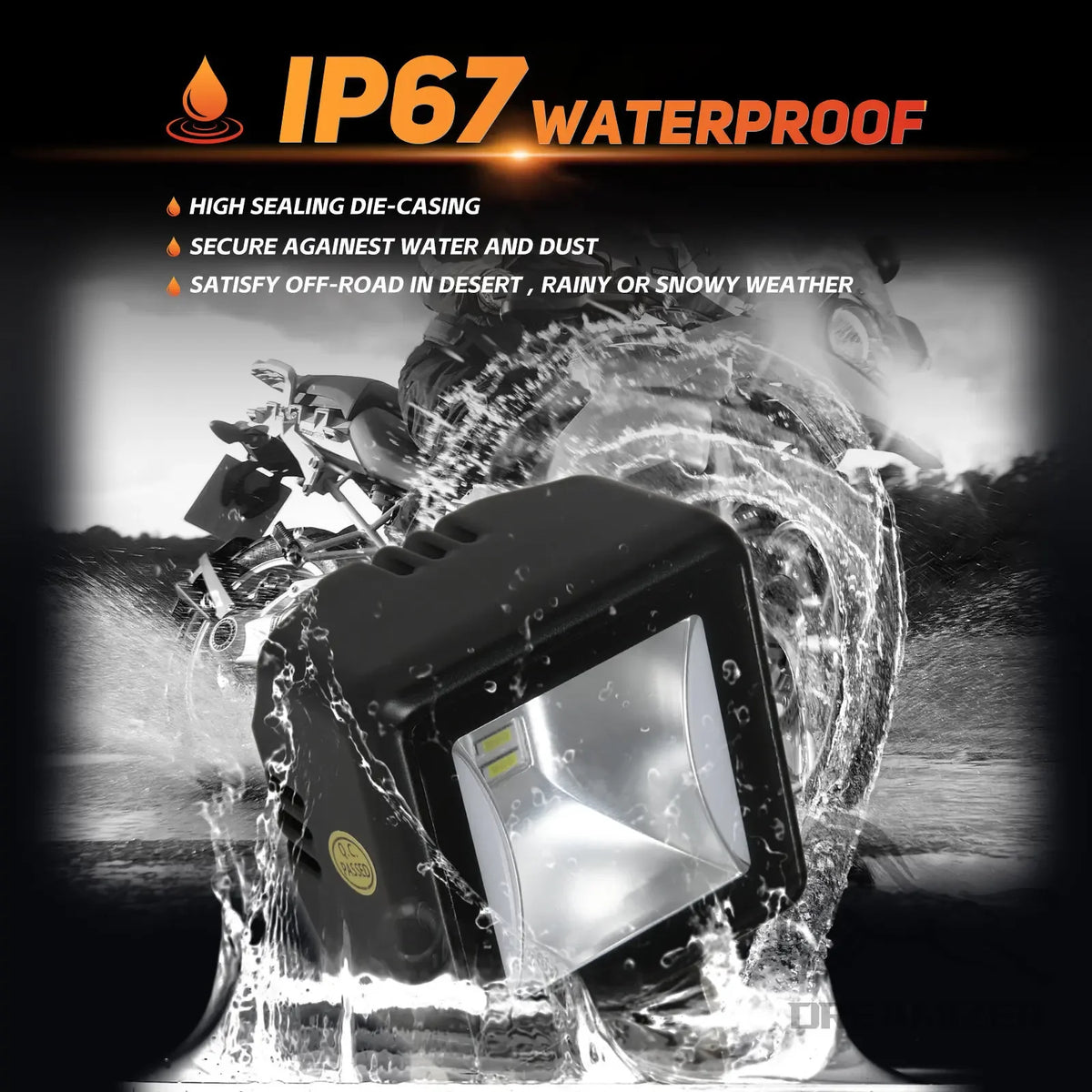 12V 24V Auto Led Spotlight Off-road Fog Cube Lamp Vehicle Driving Auxiliary Work Light LED Worki - Canbus LED Car Light