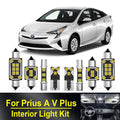 14-Piece LED Interior Light Kit for Toyota Prius A V Plus - Canbus Error-Free Bulbs | AUTOKITSHOP