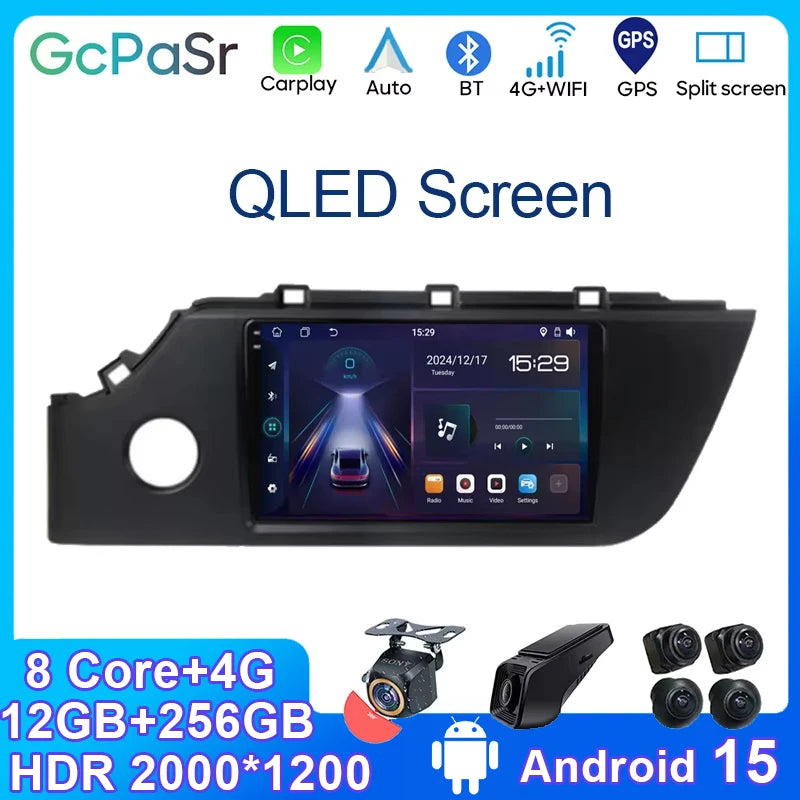 WIFI For Kia RIO 4 IV FB 2020 2021 2022 Car Intelligent Systems Android Auto Radio Carplay