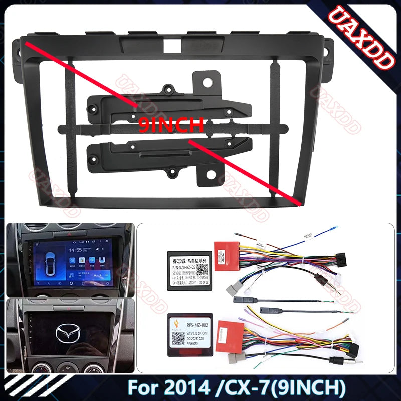 For Mazda 2014 CX-7 9INCH Car Radio Android Stereo Audio Screen Multimedia Video Player Na