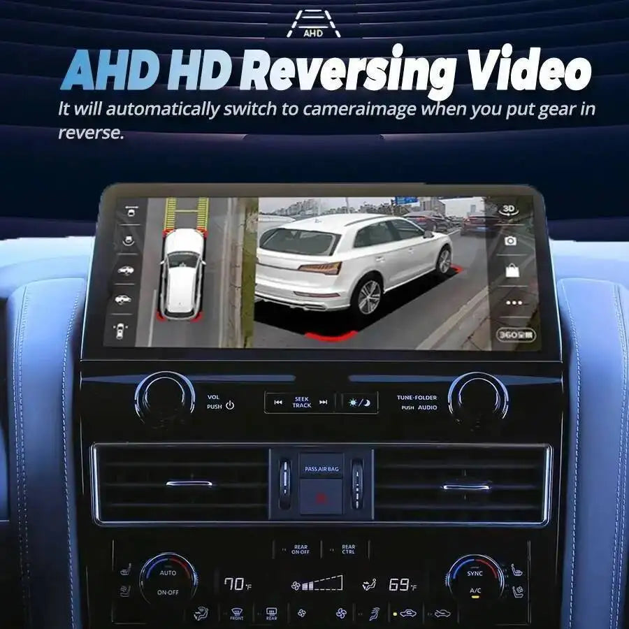 12.3" Android15 Screen For Nissan Patrol Amanda 2011-2024 Car Radio GPS Navigation 4G Carp | AUTOKITSHOP