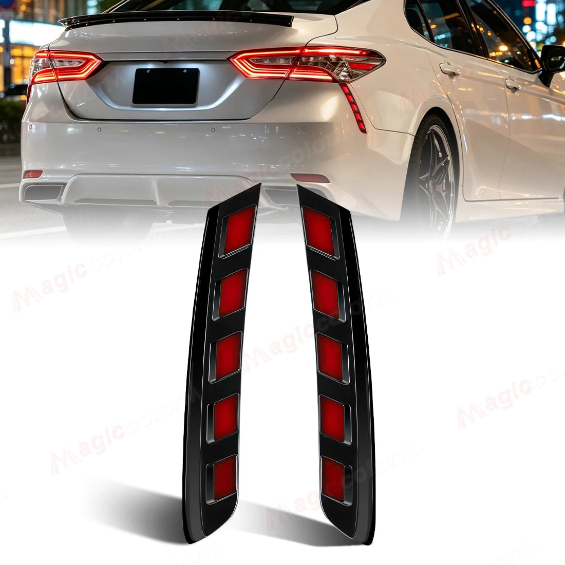 Car LED Rear Tail Lamps For Toyota Camry SE XSE TRD 2018 2019 2020 2021 2022 2023 Daytime  | AUTOKITSHOP