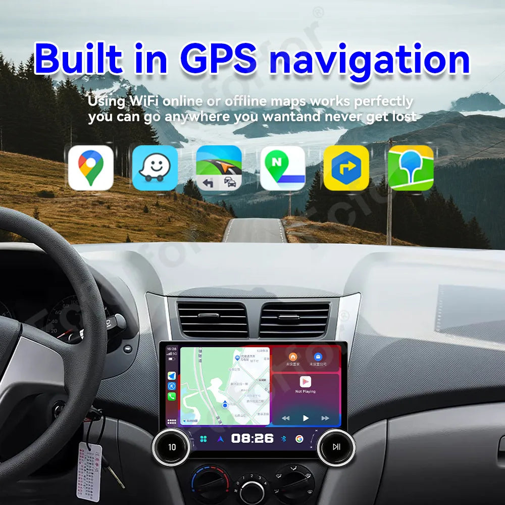 Smart Car Navigation Unit 11.5 Inch Android 15 HD Touch Crystal Clear Display GPS Stereo C