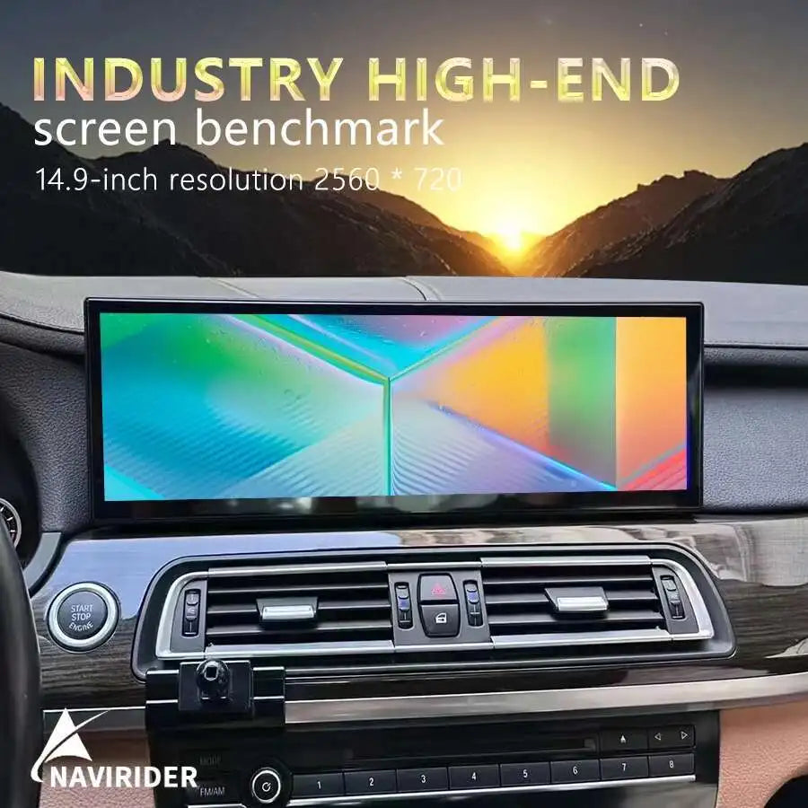 14.9" Android Screen For BMW 5 Series GT F10 F11 F18 2011-2017 CIC NBT Stereo CarPlay Car