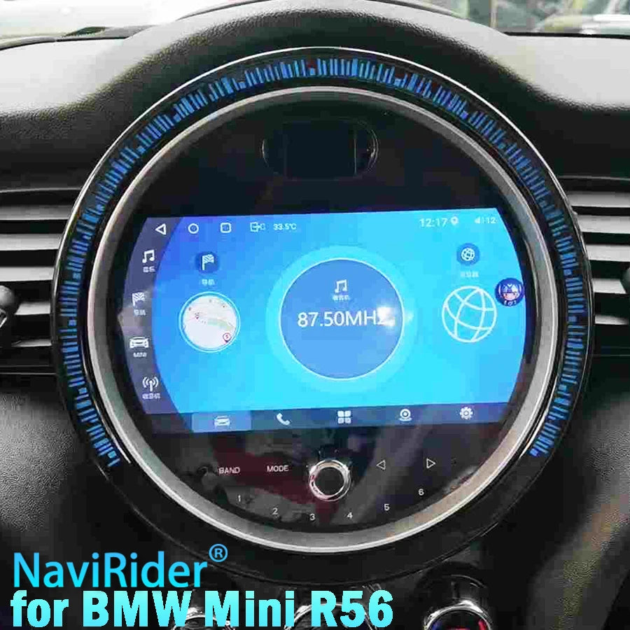 9Iinch 8+256GB Bluetooth Navi Carplay 4G Android 14 Multimedia Video Player For BMW Mini C