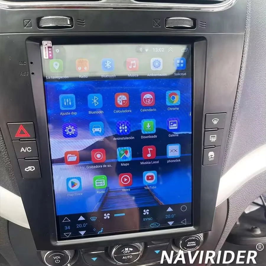 Auto Radio Carplay Android 15 Car GPS Multimedia Player For Dodge Journey Fiat Freemont 20