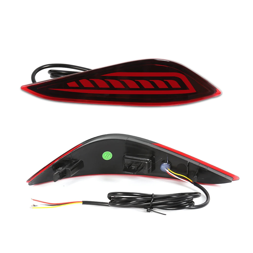 2x Rear Bumper Reflector Brake Light For Toyota Rush Fog Lamp 2018 2019 2020 Park Driving  | AUTOKITSHOP