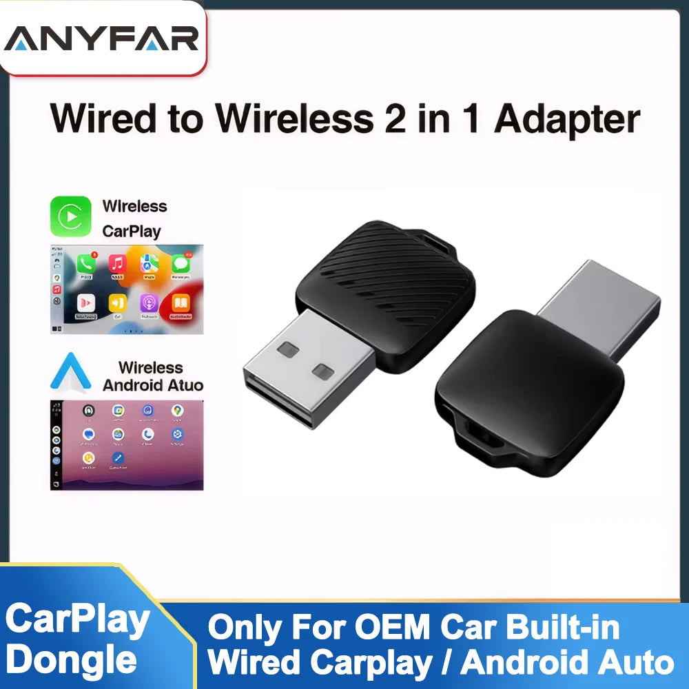 AI Smart Box Car Intelligent Systems For Car With Wired CarPlay Wireless CarPlay Dongle Wi