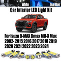 LED Interior Light Kit for Isuzu D-MAX Dmax MU-X Mux 2002- 2018 - Canbus Dome Map Door Trunk Bulbs | AUTOKITSHOP