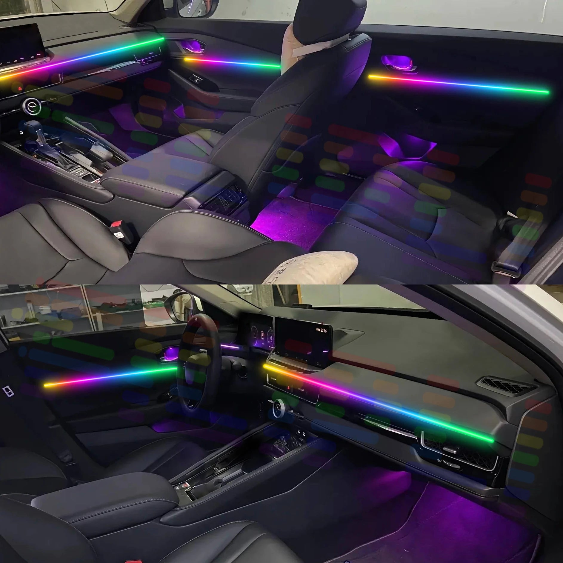 RGB - Ambient Light - for BMW F80 M3 - App Control - Car Interior Lighting | AUTOKITSHOP