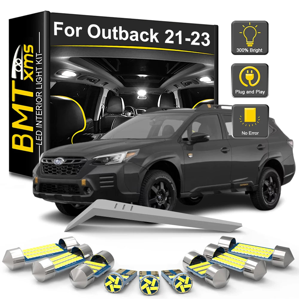 10-Piece LED Interior Light Kit for Subaru Outback BT - Canbus Error-Free Bulbs | AUTOKITSHOP