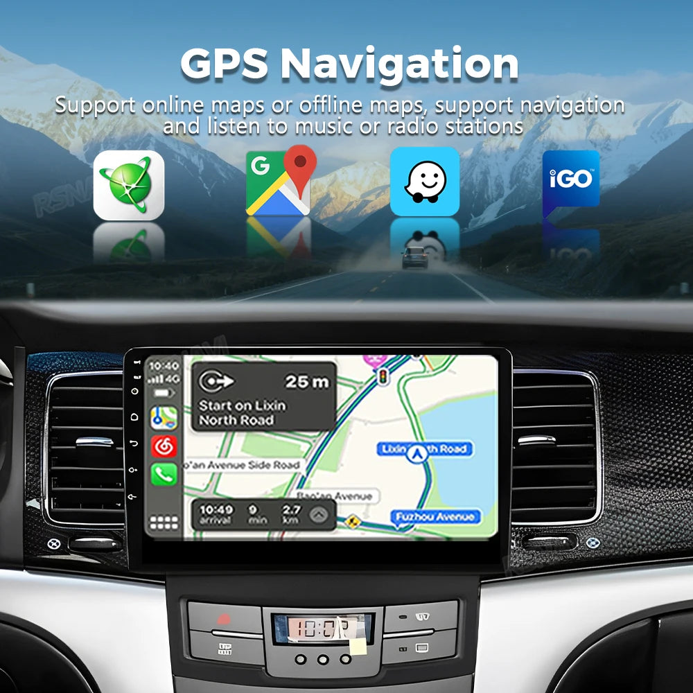Android 16 For SsangYong Korando 3 Actyon 2 2010 - 2013 2K QLED Android Car Radio Multimed