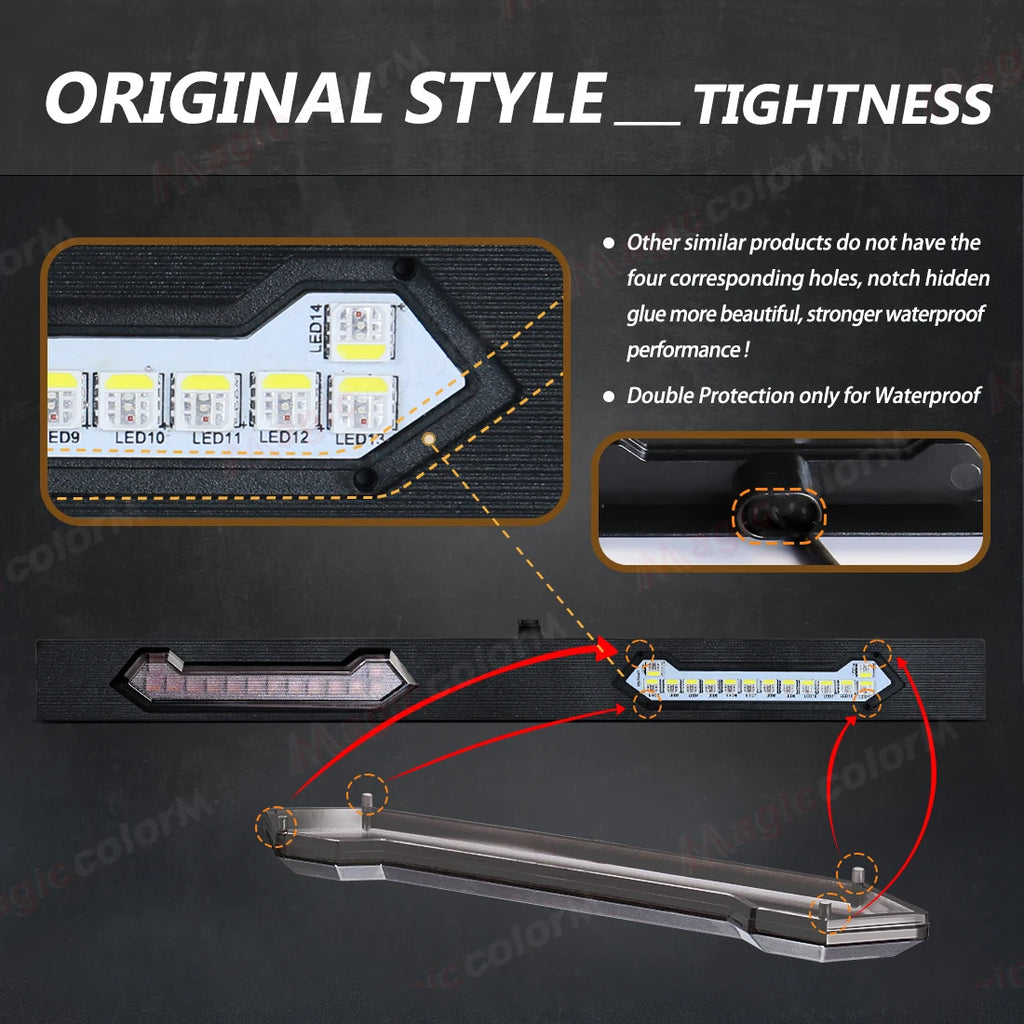 Colorful APP Control Grille Lights For Toyota Tacoma SR5 SR 2024 2025 LED Car Grill Front  | AUTOKITSHOP