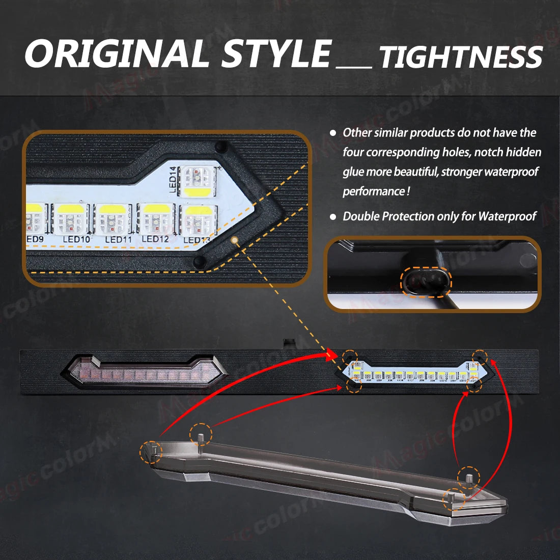 Colorful APP Control Grille Lights For Toyota Tacoma SR5 SR 2024 2025 LED Car Grill Front  | AUTOKITSHOP