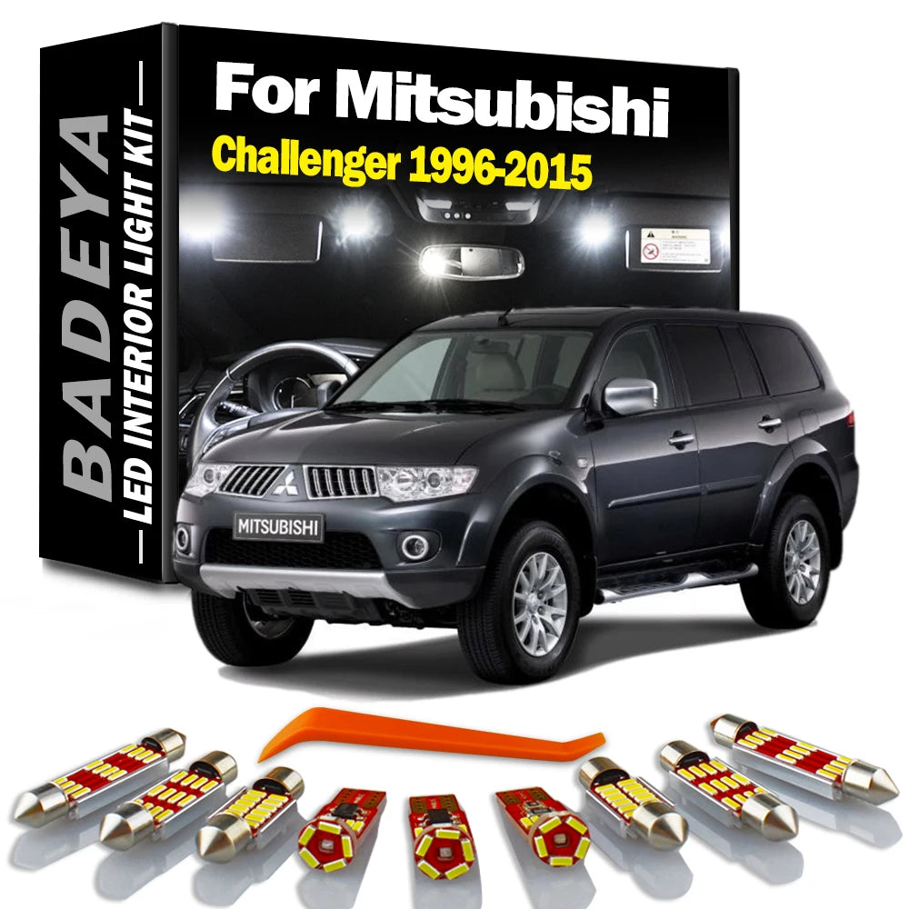 BADEYA Canbus LED Interior Reading Trunk Light Kit For Mitsubishi Challenger 1996-2010 201