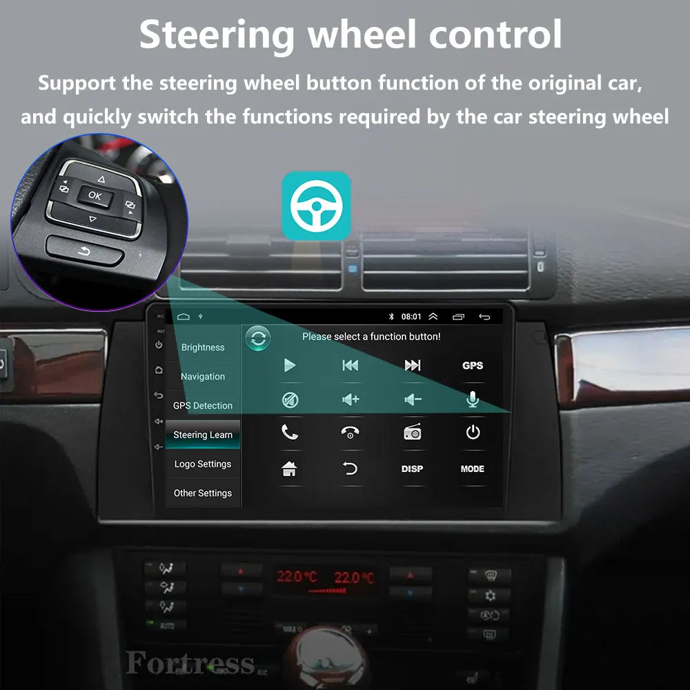 Android 16 Car Radio For BMW 5 E39 1995 1996 1997- 2003 E53 X5 M5 Wireless Android Auto Ca