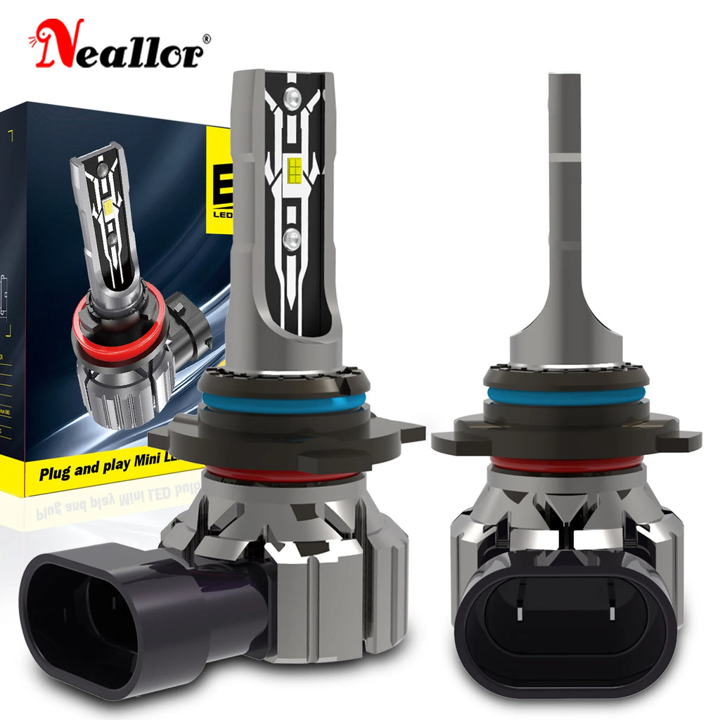 HIR2 9012 PX22d Led Light Canbus Vehicles Headlight Powerful White Moto Fog Lamp Car Turbo