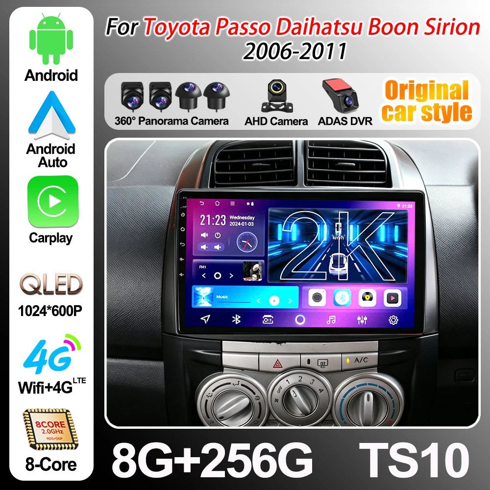 Android 16 For Toyota Passo Daihatsu Boon Sirion Subaru Justy Perodua Myvi Car Radio Dsp M | AUTOKITSHOP