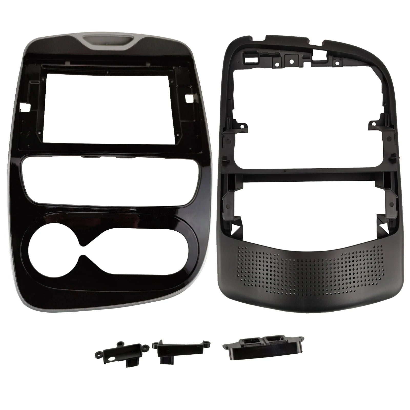 1DIn 2Din Car DVD Frame Plug Audio Fitting Adaptor Dash Trim Kits Facia Panel 10.1inch For
