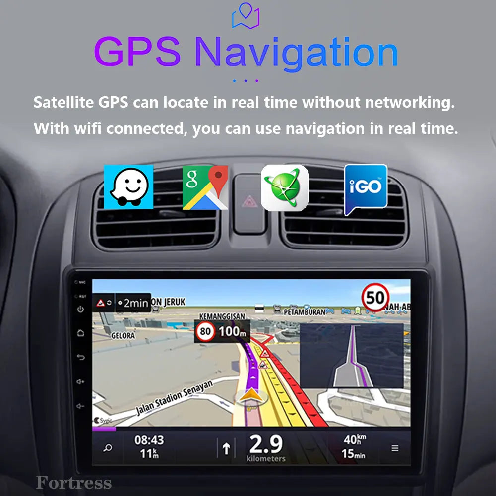 9 inch Android 16 for Mazda 323 BJ 2000 - 2003 Multimedia Video Player Car Radio Navigatio