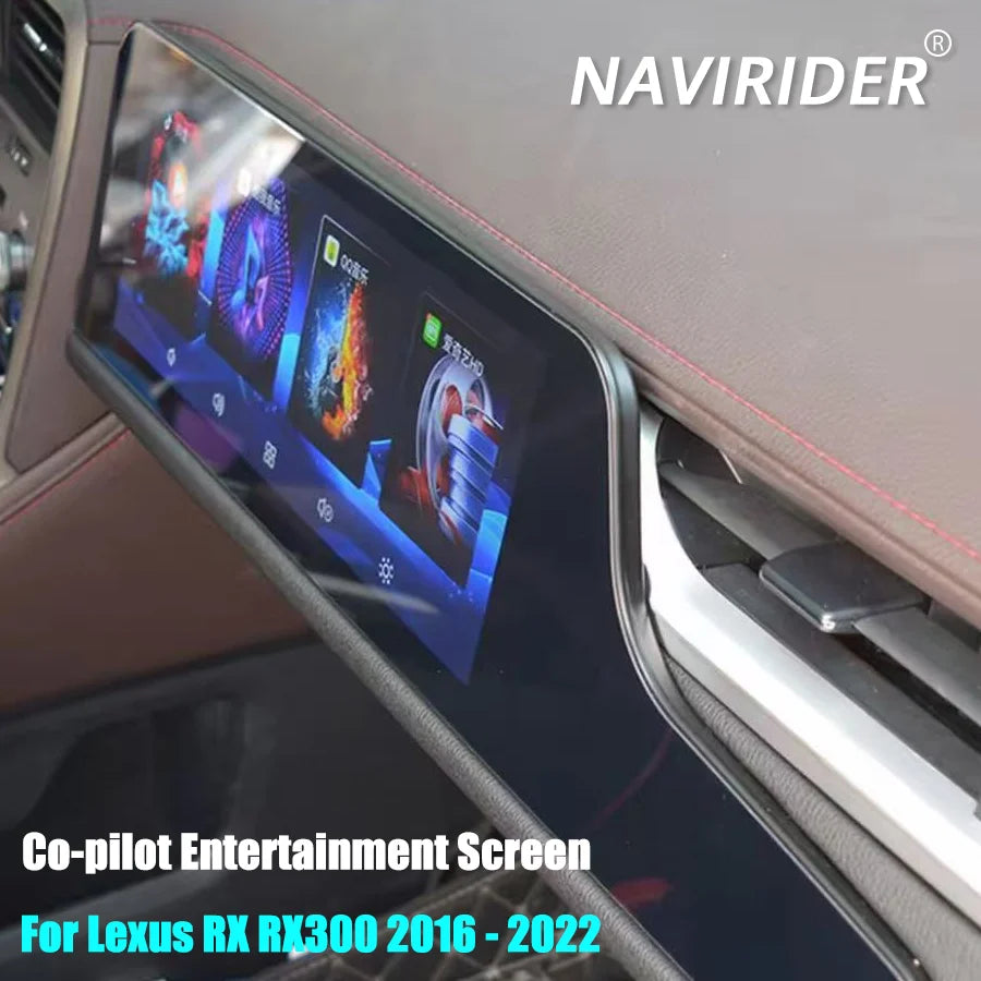 12.3inch Co-pilot Entertainment Screen For Lexus RX RX300 2016-2022 Android15 Car Multimed | AUTOKITSHOP