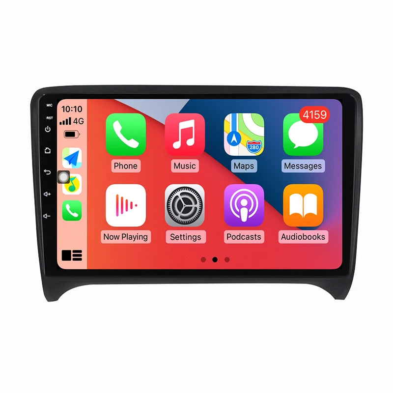 For Audi TT MK2 8J 2006 2007-2012 9inch Android Car Radio Fascia Frame Harness Canbus Box
