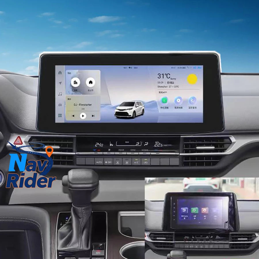 For Toyota Sienna Granvia 2021 2022 2023 Car Radio Multimedia Video Player Stereo Wireless | AUTOKITSHOP
