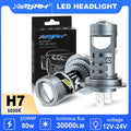 XSTORM H7 LED Headlight Lens Projector 80W 30000LM Car Light Bulbs 9005 9006 H11 LED Canbu