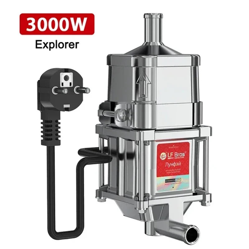 3000W Car Engine Heater Diesel Auto Engine Antifreeze Preheater 220V Truck Coolant Heater Parkin - Automotive LED Light
