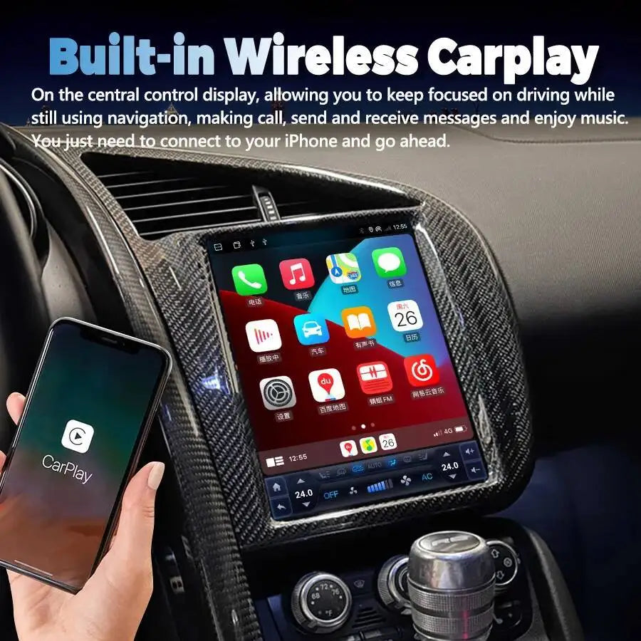 9.7" Android15 Touch Screen For Audi R8 2007-2014 Car Radio Carplay Navigation GPS Stereo  | AUTOKITSHOP