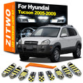ZITWO 12Pcs LED Bulb Interior Light Plate Trunk Lamp Kit For Hyundai Tucson MK1  for Hyundai MK1 - Canbus LED Car Light