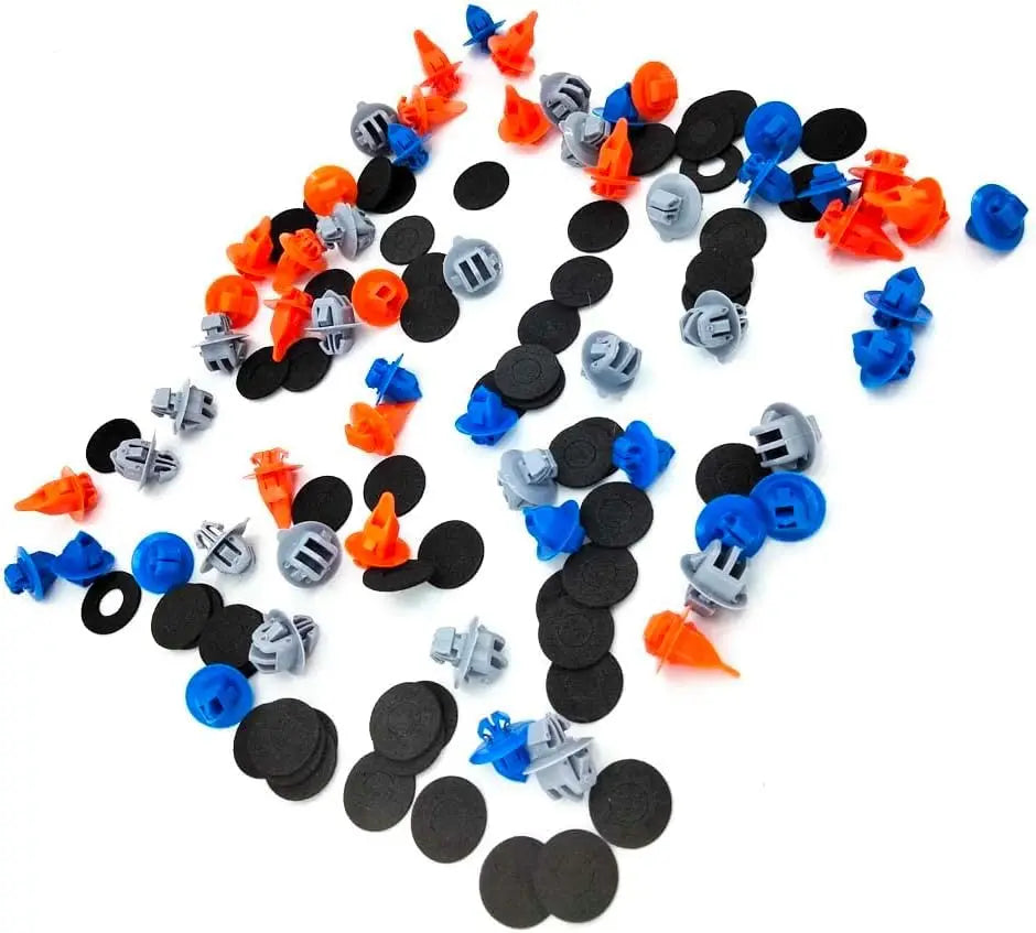Front Door Trim Body Repair Panel Clip Assortment Kit For Toyota Prado 120