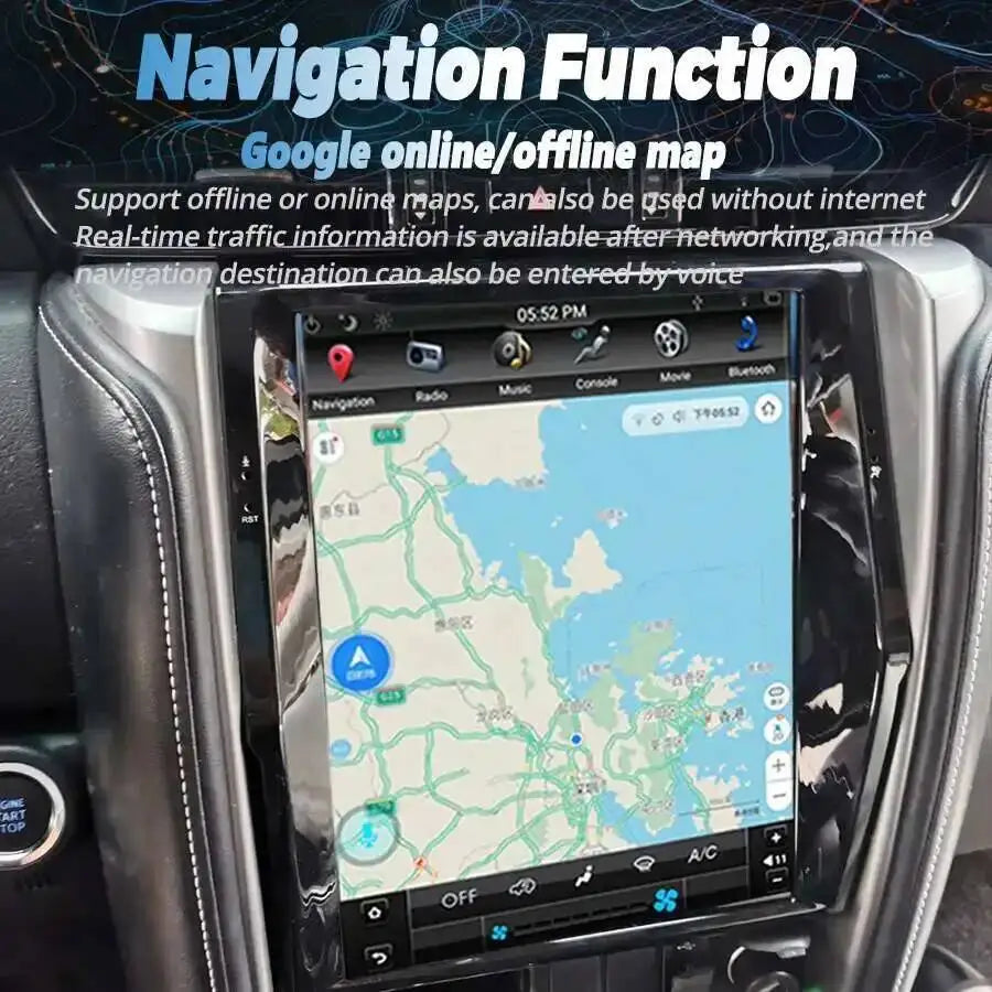 RHD LHD Carplay Radio For TOYOTA Fortuner HILUX Revo 2016-2022 2Din TouchScreen Multimedia | AUTOKITSHOP