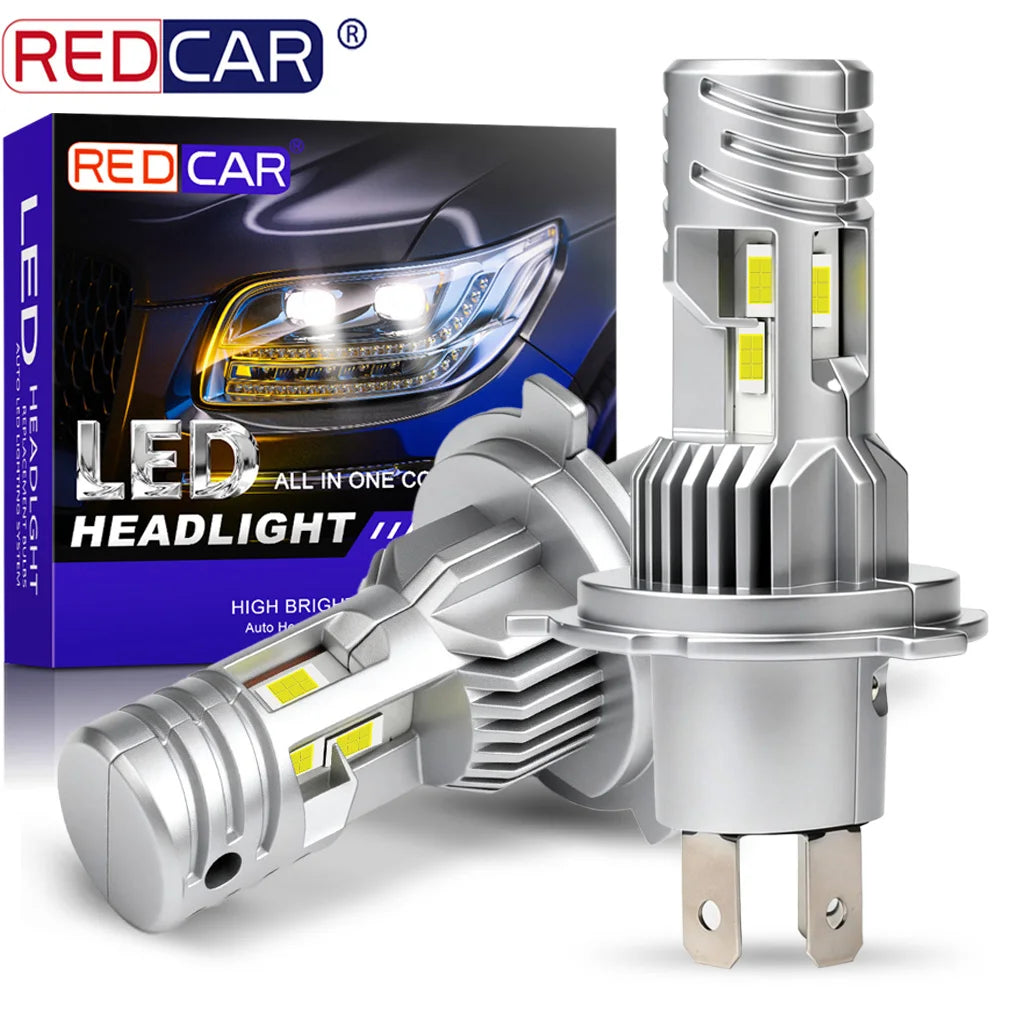 30000LM H4 LED Light Bulb 9003 HB2 LED Headlights Canbus High Low Dual Beam 30PCS 3570 CSP