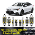 LED Interior Light Kit for Toyota Corolla 1988- 2016 - Canbus Dome Map Door Trunk Bulbs | AUTOKITSHOP