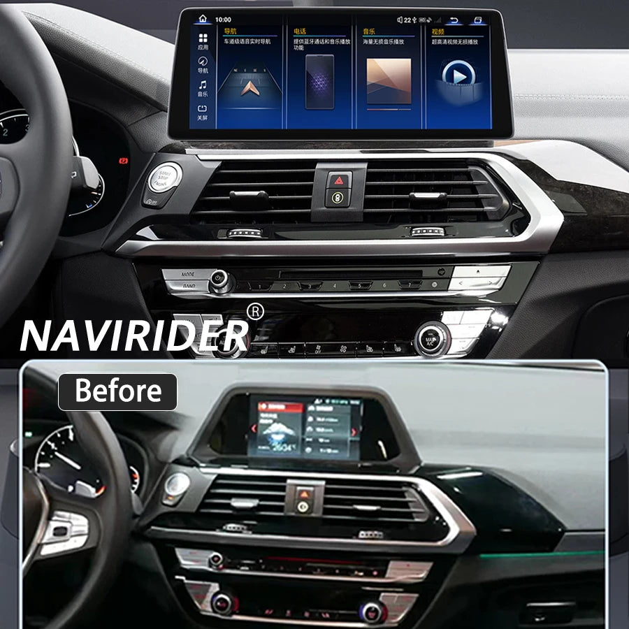 DSP Carplay 256GB Screen For BMW X3 X4 G01 G02 2018-2022 EVO 12.8inch Android14 Car Radio