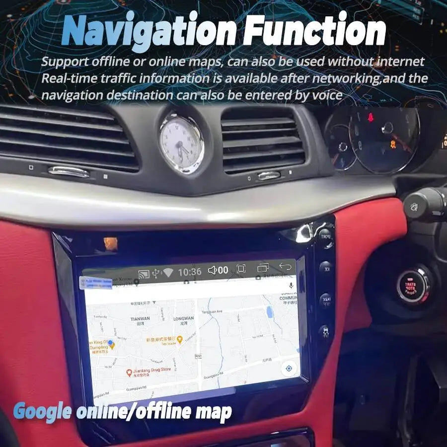 8.4inch Car Radio For Maserati GranTurismo GT/GC 2007-2017 Android Screen Multimedia Video | AUTOKITSHOP