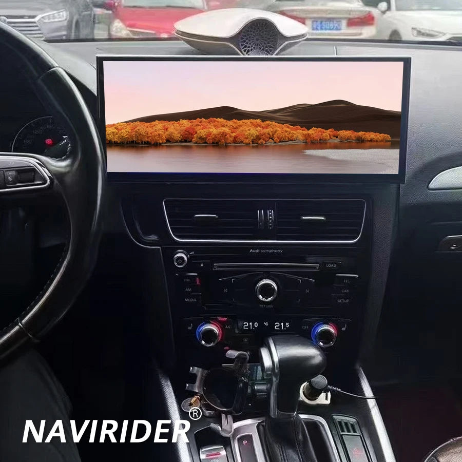 Wireless CarPlay Car Radio QLED Screen Navi For AUDI q5 GPS Multimedia Bluetooth DSP Andro