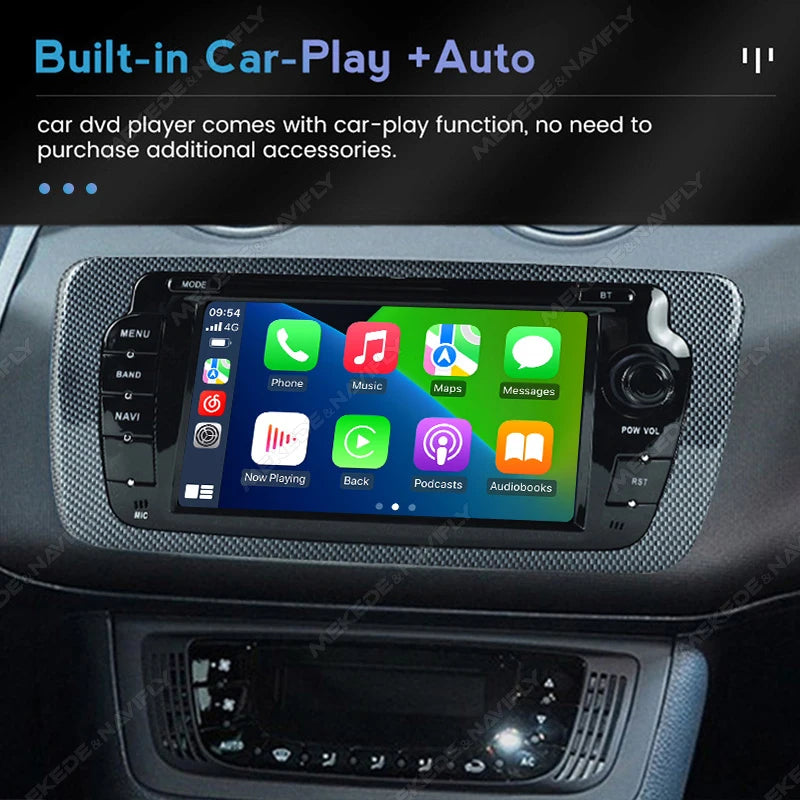 For Seat Ibiza 6j 2009-2013 Android 13 Car Radio Multimedia Player Support CarPlay Auto Ca | AUTOKITSHOP