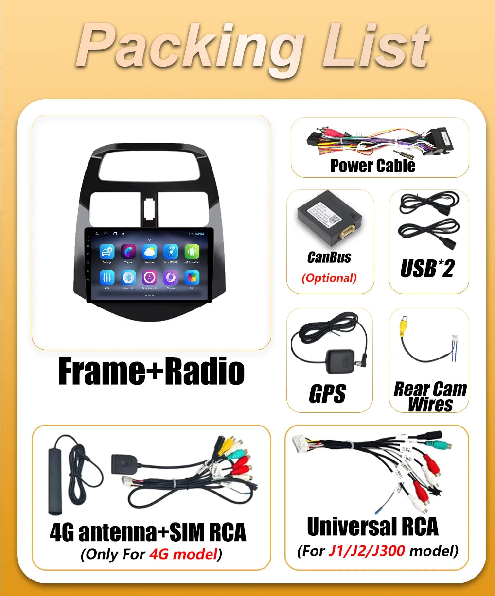 Android16 Auto Car Radio For Chevrolet Spark Beat Matiz Creative 2009 2010 2011 - 2016 Car | AUTOKITSHOP