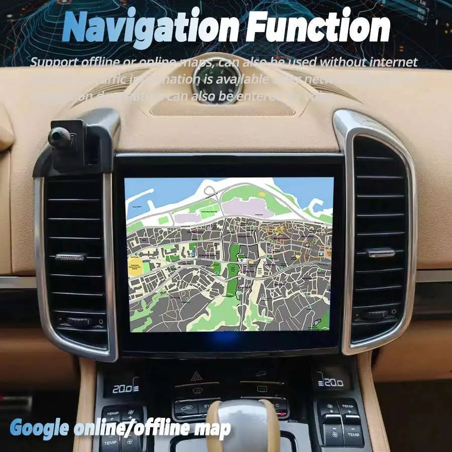 8.4 Inch Android 15 Head Unit Carplay For Porsche Cayenne 2010 - 2017 Auto Multimedia Vide | AUTOKITSHOP