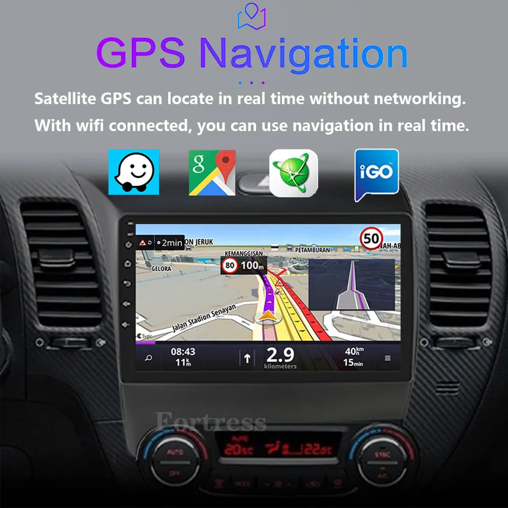 Android 16 For Kia Cerato 3 K3 Forte 2013 2014 2015 2016 2017 2018 Car Auto Radio Multimed