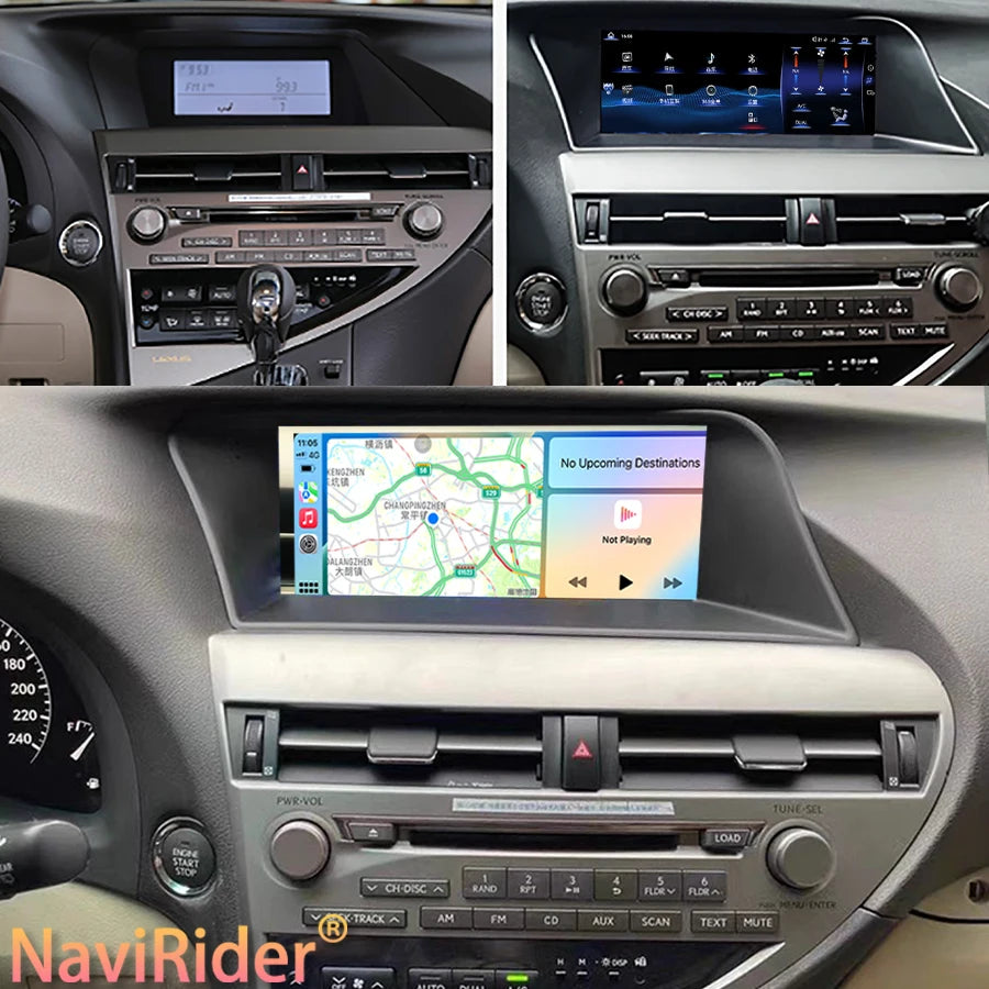 AHD Screen 10.25INCH Car Multimedia Video Player For LEXUS RX270 RX350 2009 - 2015 2Din An