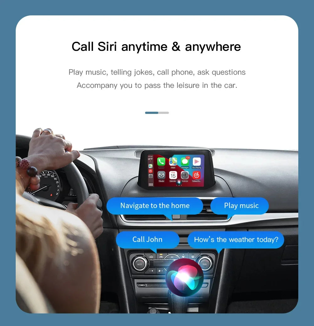 Upgrade P2 Apple CarPlay Android Auto USB Adapter Hub OEM Retrofit For Mazda 2 3 6 CX30 CX