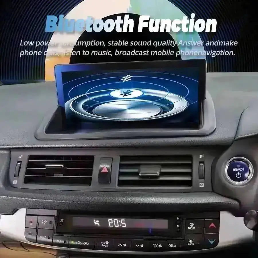 RHD Stereo Screen For Lexus CT CT200 CT200h 2011-2019 qled Navi Multimedia Video Player 10